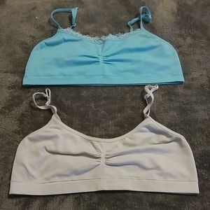2 girls training/sports bras size 36/large